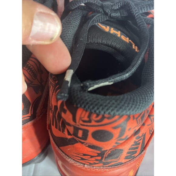 Nike Alpha Menace 4 Pro Picante Red Black Football Cleats | FQ3984-600 Mens Sz 8 - Picture 14 of 14